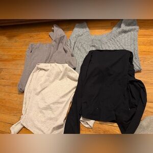 H&M Neutral Capsule Bundle 4 Pc Set XS/S/M Sweaters & Knit Pants